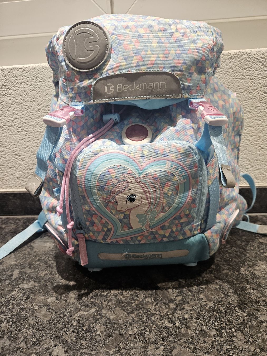 Borse & Zaini: Beckmann Schulthek Schulrucksack 22 liter – Usato da Oberhasli venduto da Pk80 6