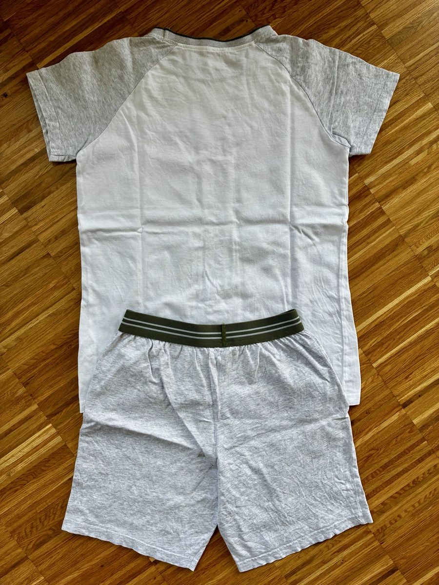 Migros Pigiama & Simili: Pyjama kurzarm weiss grau 158 – Nuovo (secondo la descrizione) da Bottmingen venduto da pao_22jx 1