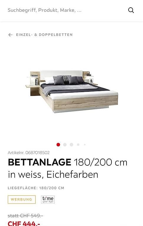Betten: Bett Bettanlage – Gebraucht aus Hindelbank von Ghost_11 2