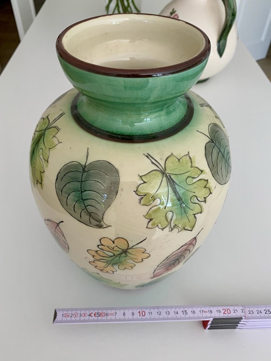 Vasi & Recipienti: Grosse Bodenvase mit schönem Blumenmuster -  K3 – Usato da Erlenbach ZH venduto da Ritschly 1