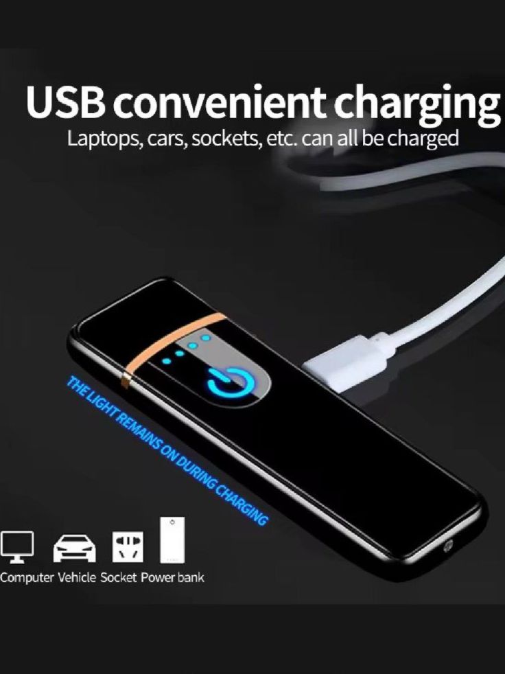 Accendini: Briquet électrique rechargeable par USB – Nuovo e nell'imballaggio originale da Cheseaux-sur-Lausanne venduto da 10CHF 1