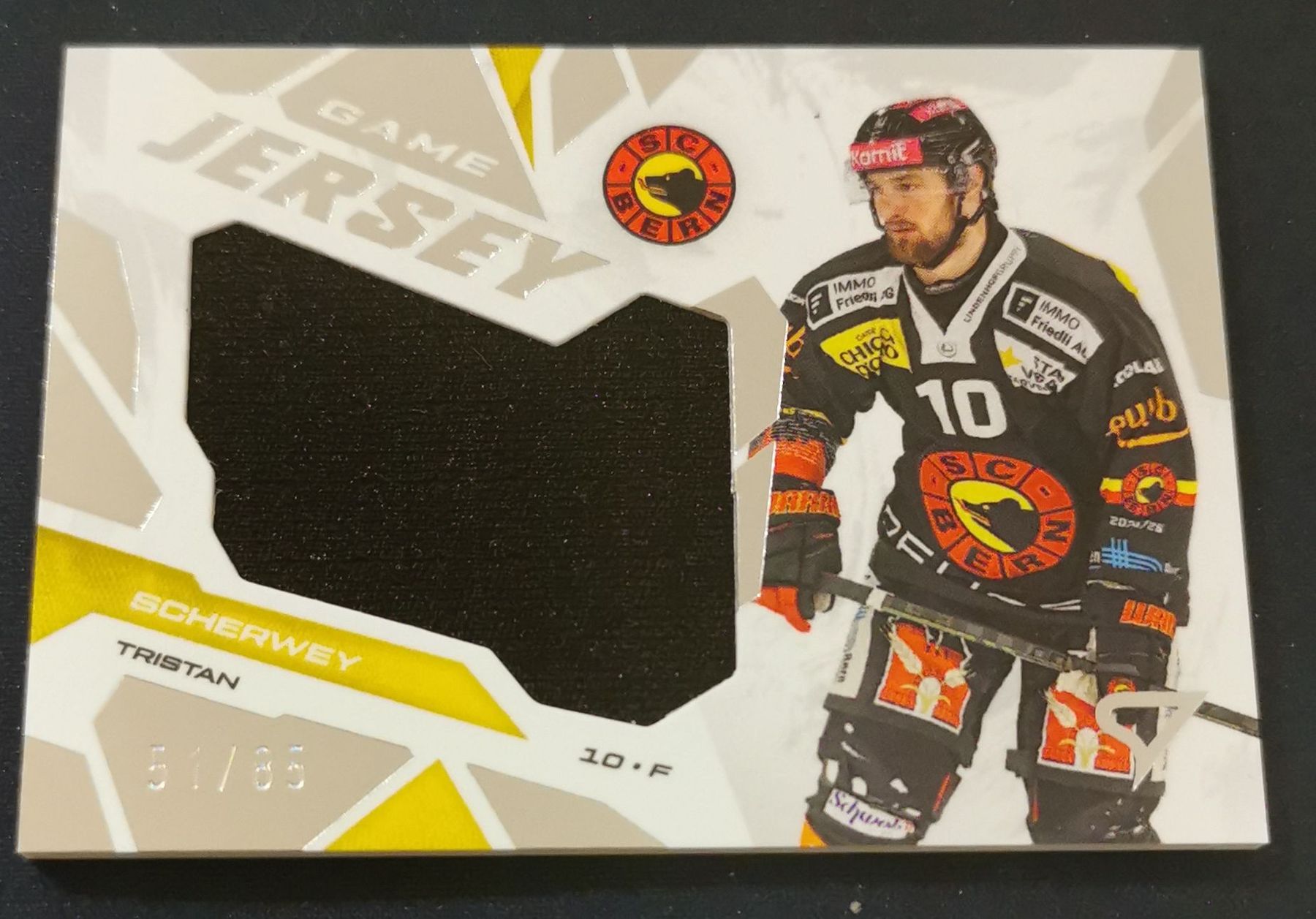 Sportzoo Carte collezionabili: SCB Tristan Scherwey Game Jersey 51/85 – Nuovo (secondo la descrizione) da Bürglen UR venduto da Snuffinski90