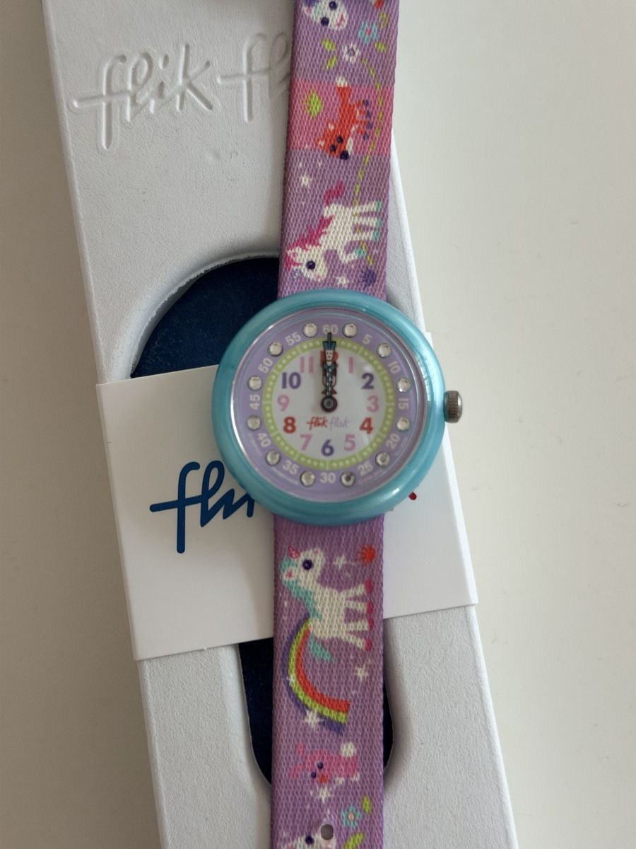 Flik Flak Orologi: Flik Flak Einhorn Uhr – Usato da Solothurn venduto da Vintage87 1