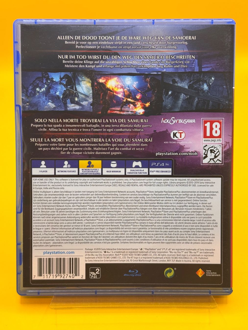 Sony Giochi: Nioh Playstation Hits PS4 – Usato da Oberwil b. Zug venduto da silver2024 1