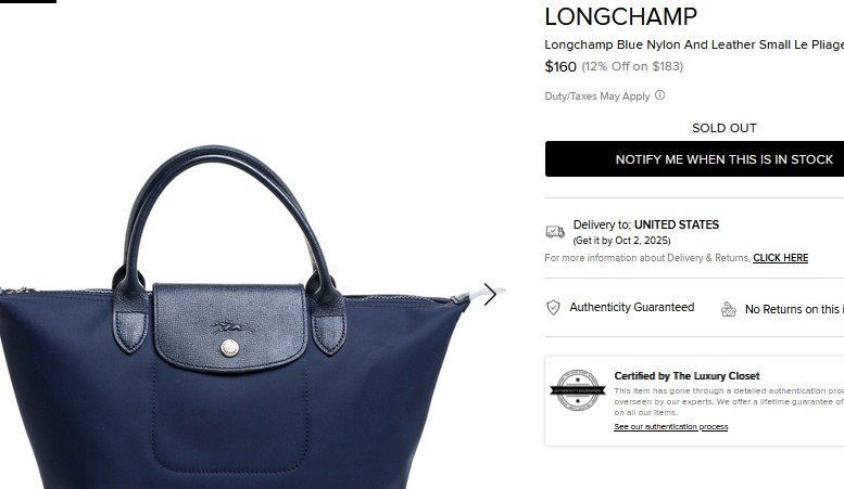 Longchamp Taschen für Damen: Tasche / Sac Longchamp pliage XS – Gebraucht aus Collonges von arashee 9