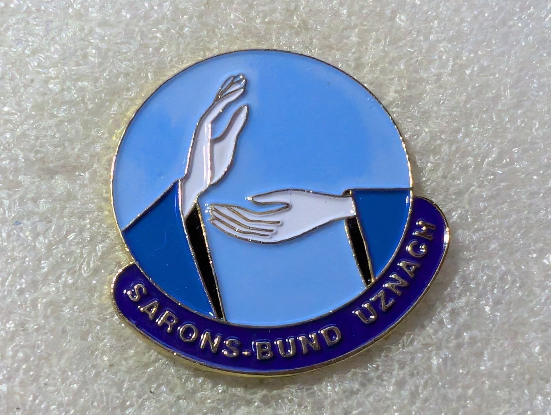Placchette & Badge: Ansteckpin: 120: Sarons Bund Uznach – Usato da Oppligen venduto da Pin-Fall-Shop