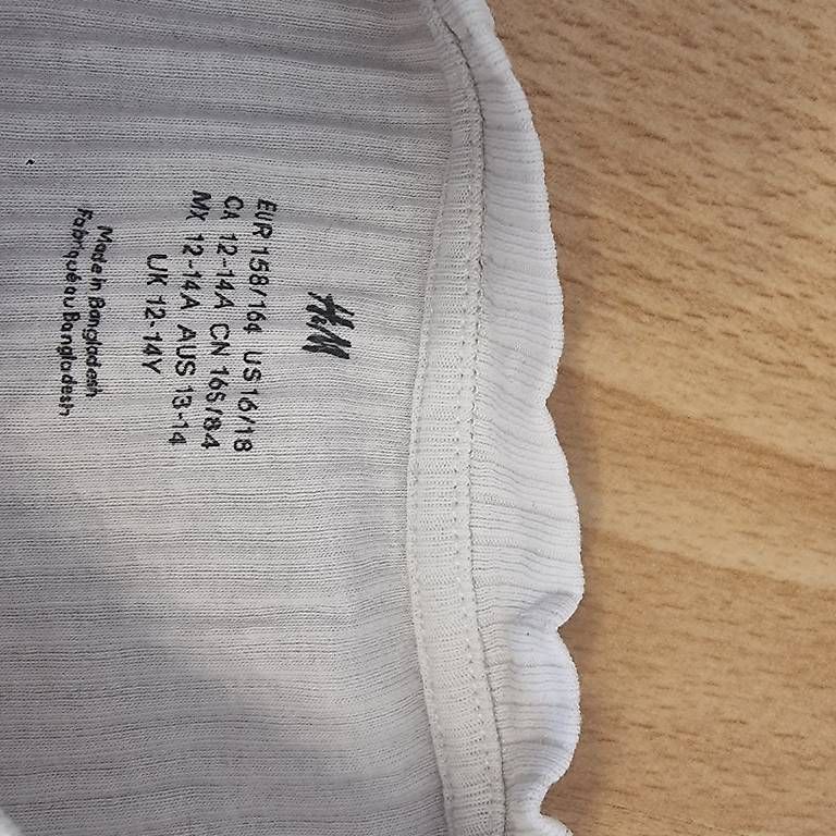 Camicette, T-shirt & Top: H&M Shirt Gr. 158/164 weiss – Usato da Bern venduto da DiLara2000 1