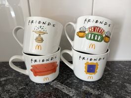 Friends Tassen Set McDonald's 4er Collection neuwertig