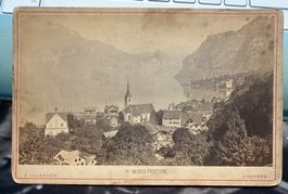Flüelen UR Panorama Vierwaldstättersee F. Char­naux à Genève