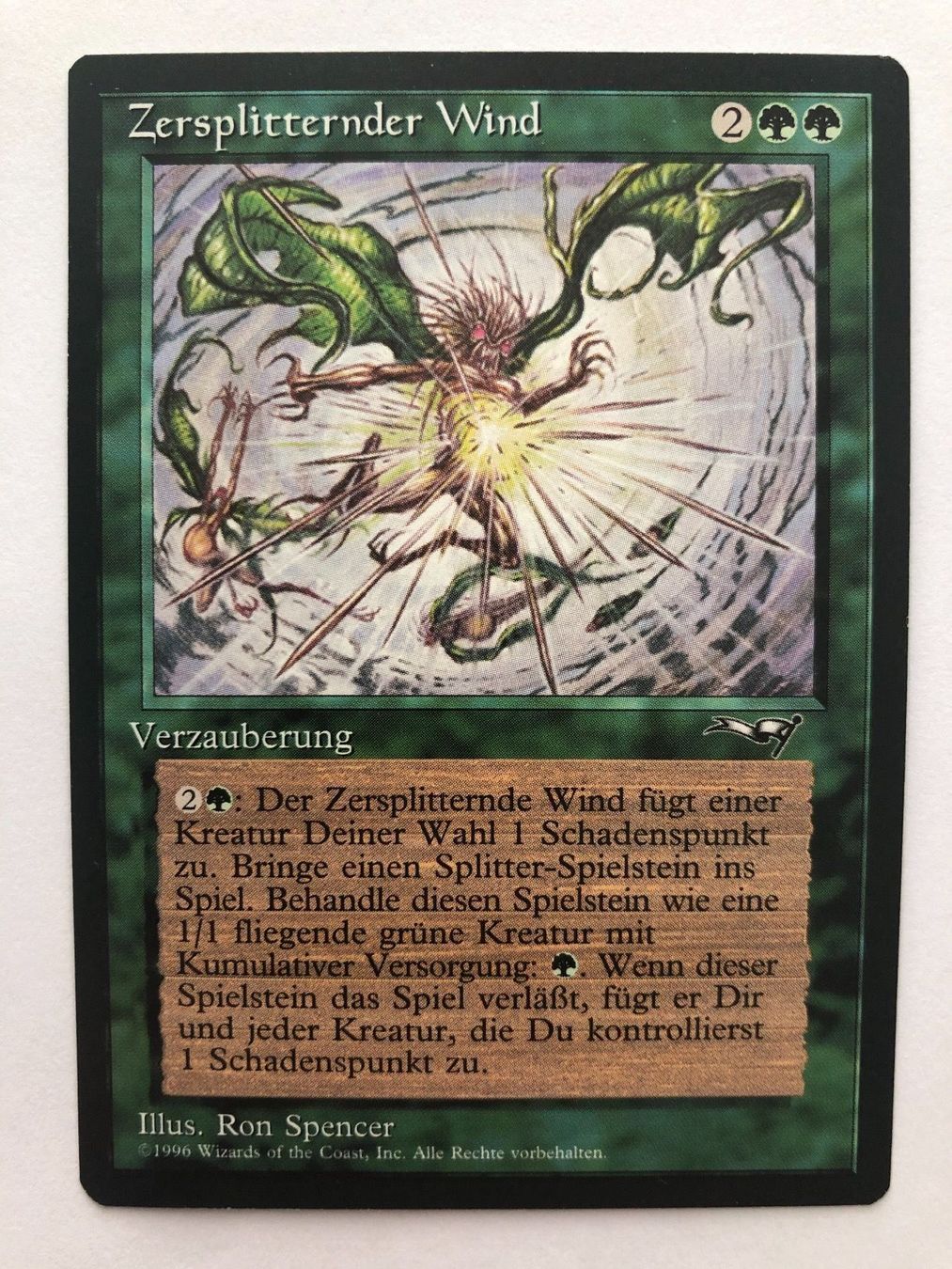 Cartoline: MTG - Zersplitternder Wind – Usato da Zürich venduto da T_H_O_M_A_S