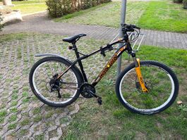 Mountainbike Canyon schwarz orange gebrauchter Zustand