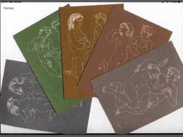 5 cartes postales Hans Erni 1960