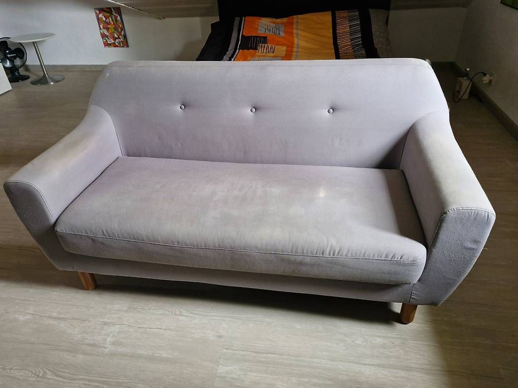 Divani: Petit canapé en tissu Gris – Usato da Fey venduto da Vagabond4 2