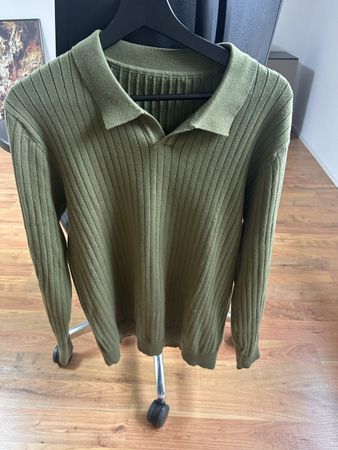 Trendiger Strickpullover, Olivgrün, Top Zustand, Herbst!