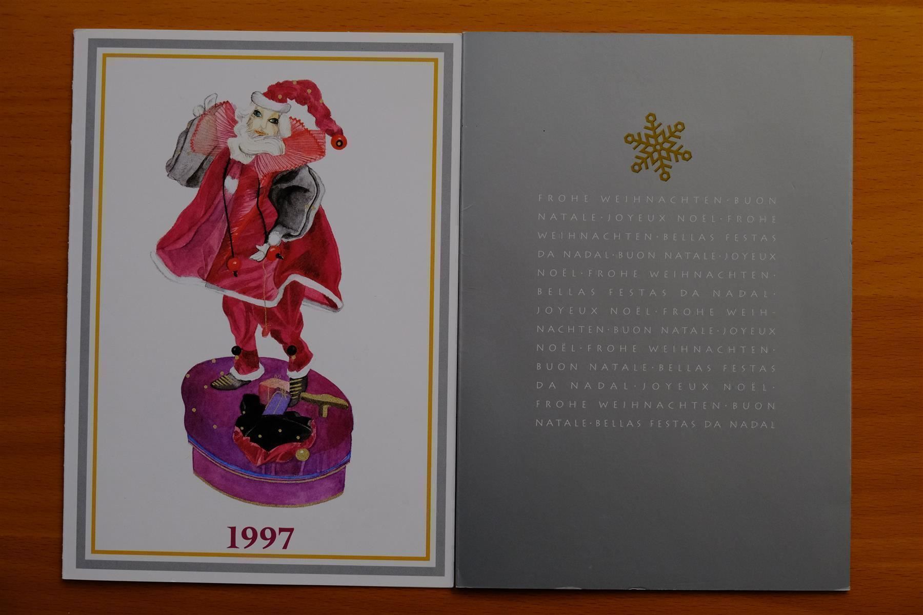 Tutti i francobolli: 2 Folder Weihnachten/Neujahr 1997/2011 – Usato da Baar venduto da Asmara111