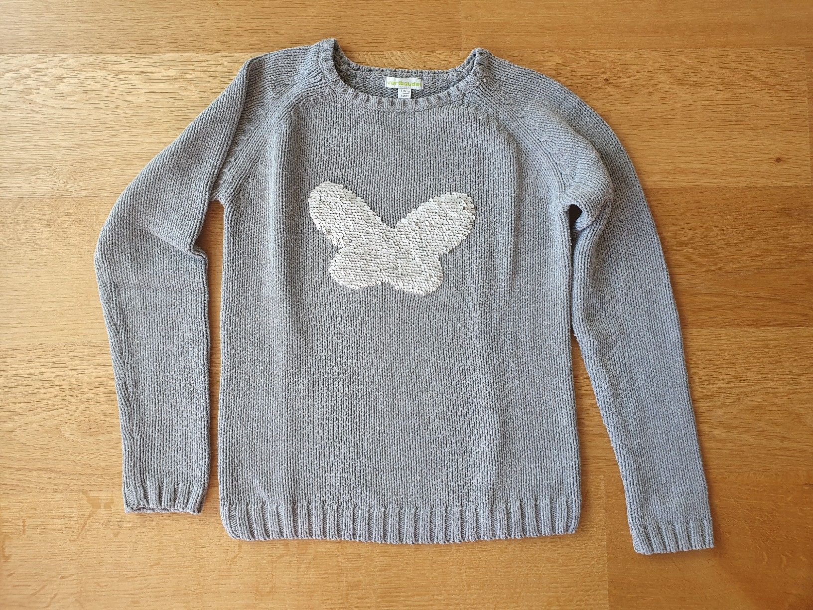 Maglioni & Felpe: Vertbaudet Pullover mit Schmetterling Wendepailleten Gr. 140 – Usato da Villars-sur-Glâne venduto da richardette 1