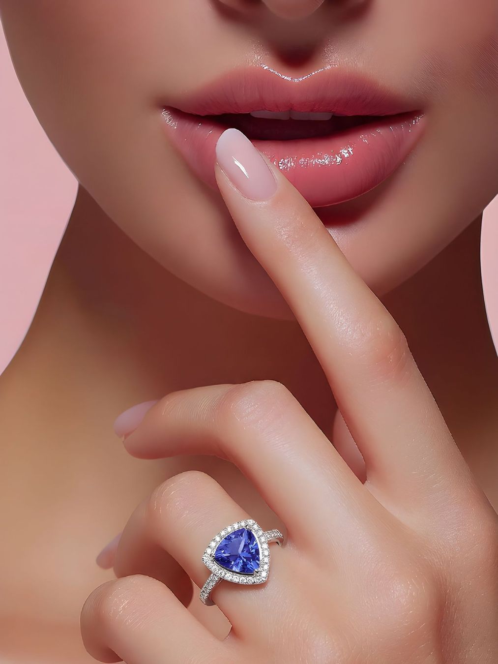 Anelli: Tansanit-Ring 14k Weissgold 1,46ct – Nuovo e nell'imballaggio originale da Illnau venduto da Juwelier_Mahler_GmbH 1