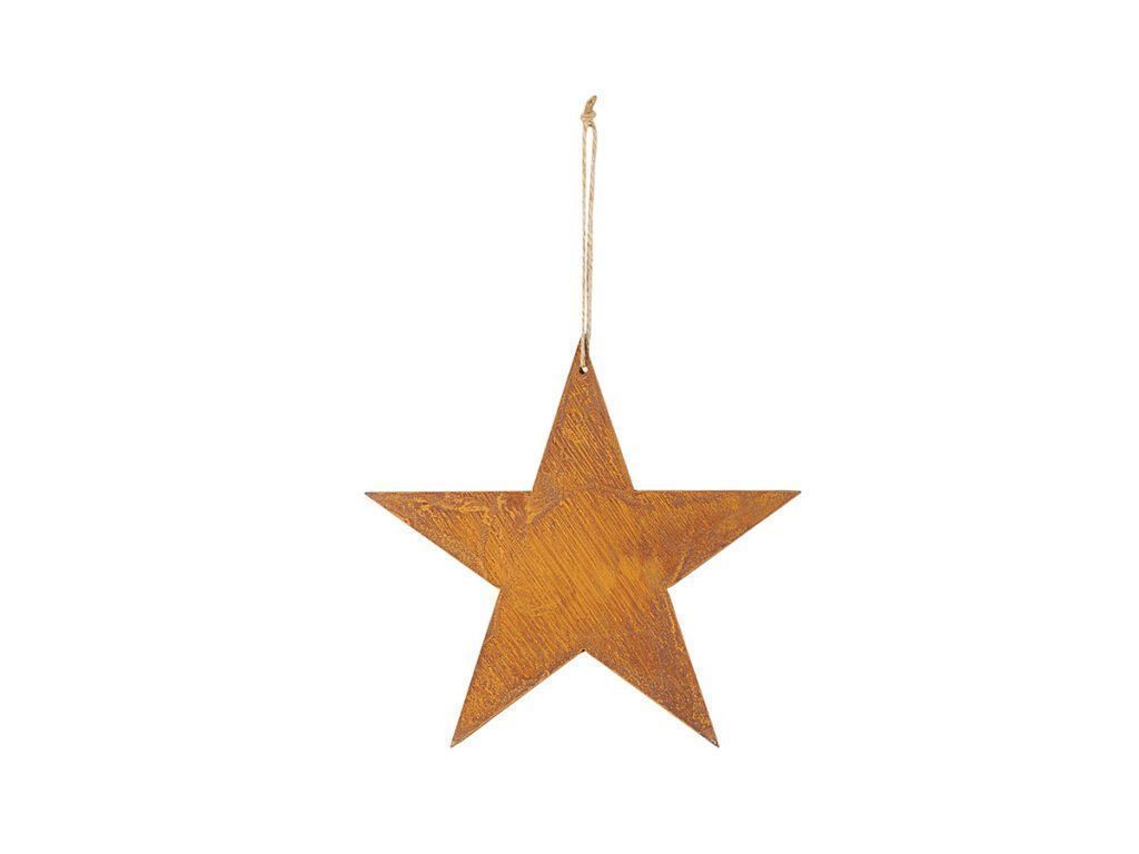 Toutes les décorations: Stern Hänger Rost Eisen 28cm – Neuf avec emballage d'origine à Matzendorf par Gartendeko-Shop