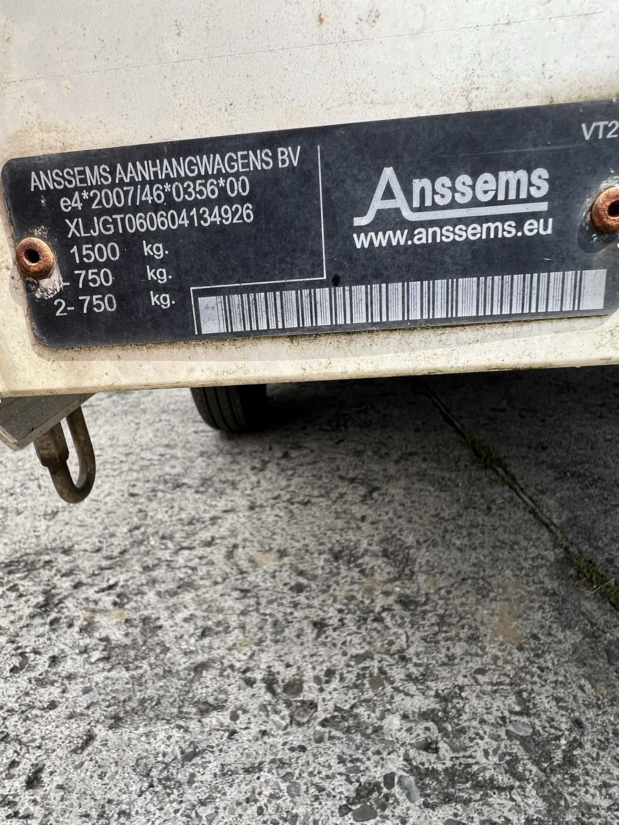 Anssems Rimorchi: Kofferanhänger Anssems GTT 1500 – Usato da Uster venduto da Uster1984 4