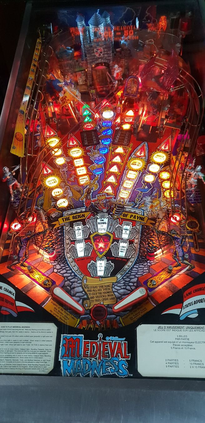Williams Flipperkästen: Flipper Williams Medieval Madness  – Gebraucht aus Les Fins von Alsafa 2