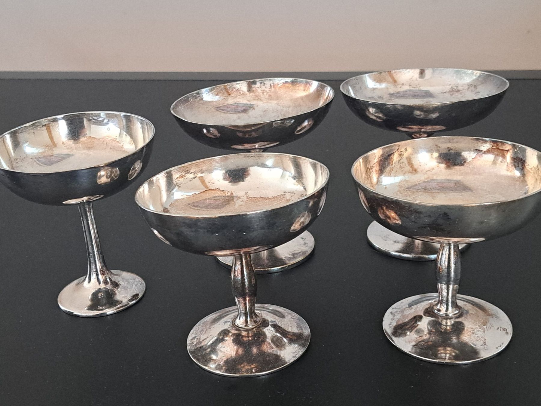 Geschirrsets: Glacéschalen aus Hotelsilber – Gebraucht aus Zürich von Mondmatrose01 4