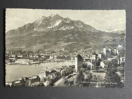 Luzern, Museggtürme mit Pilatus