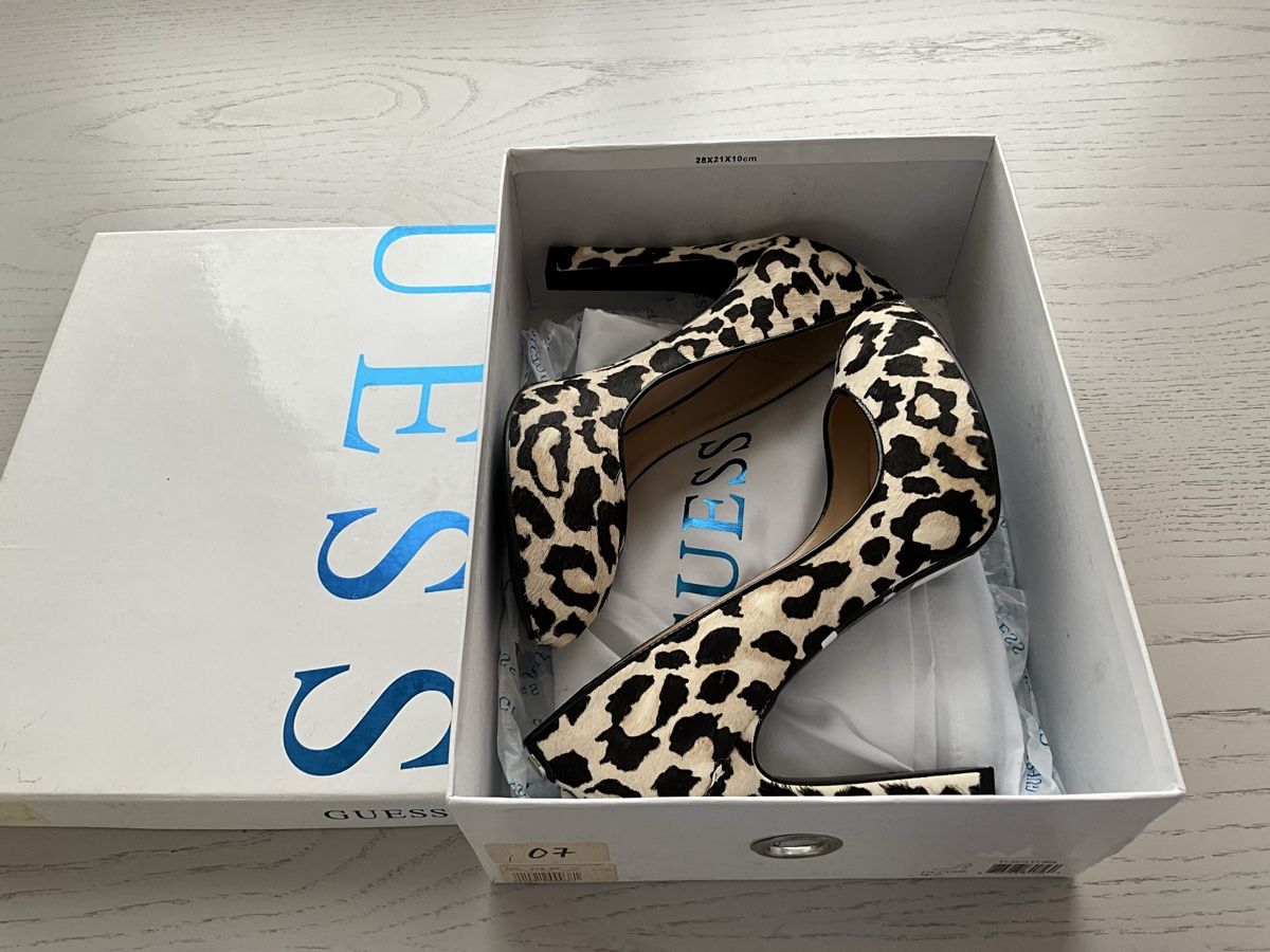 Guess Damenschuhe: Guess Leopard Print Heels, Size 6 Worn Once, Boxed! – Gebraucht aus Hurden von rac_wyf8 3