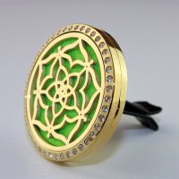 Diffusor - Venusblume - Messing Ø 3,8 cm mit Strass