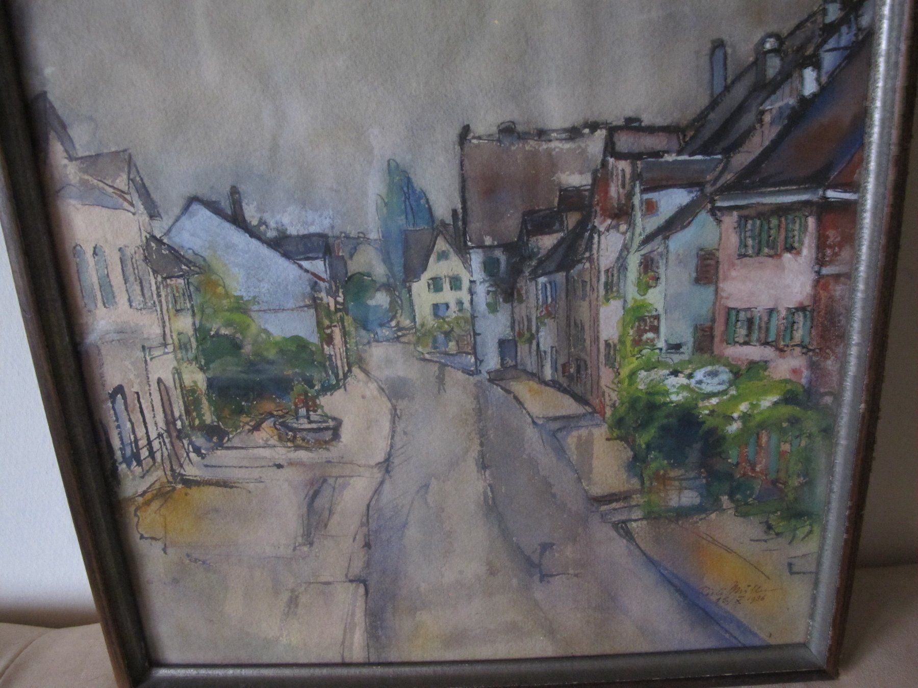 Dipinti: Bild Gemalt Datiert Und Signiert 1936 – Usato da Altnau venduto da LinaAuktion 2