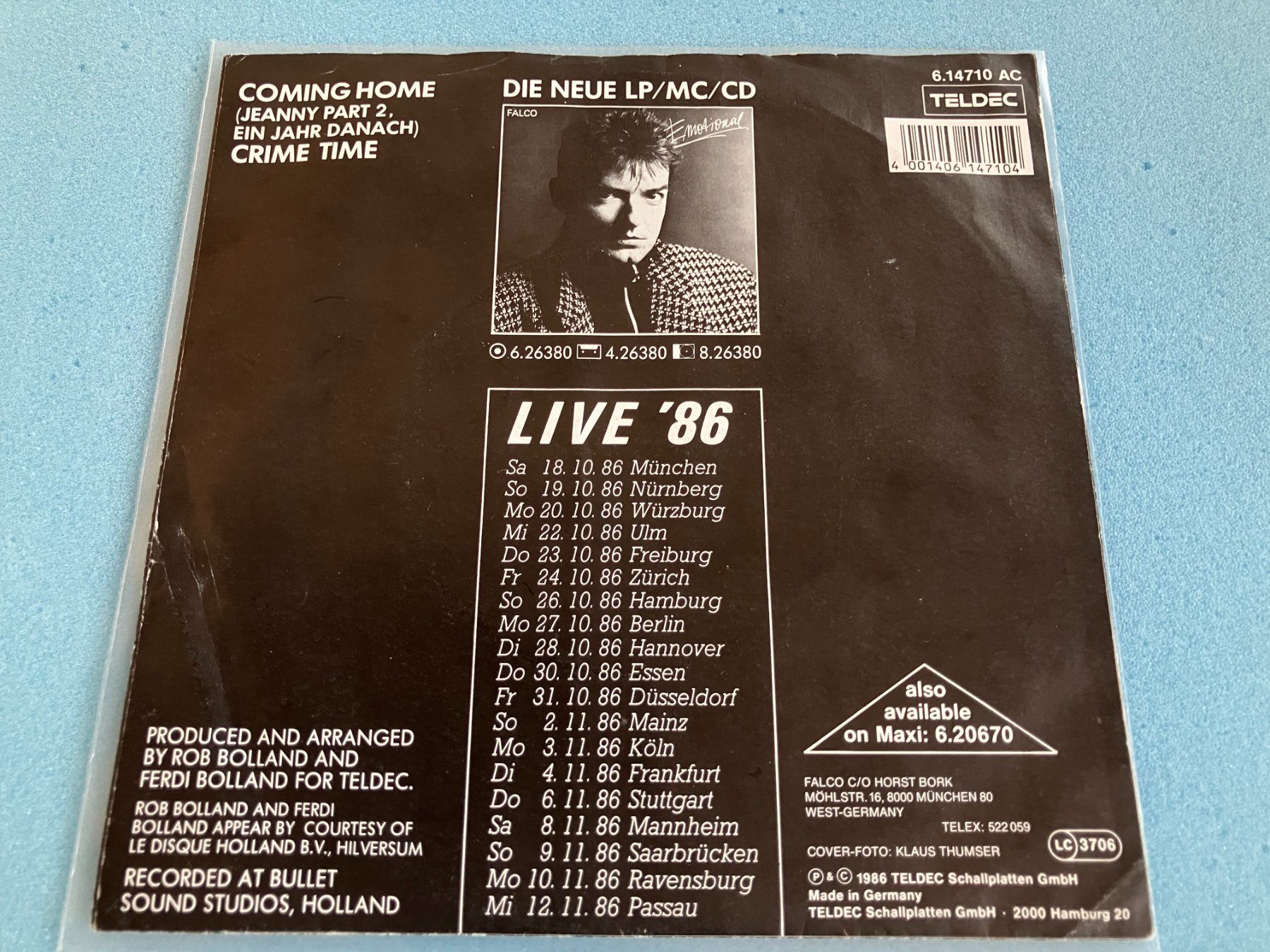 Dischi in vinile: Falco – Usato da Aarwangen venduto da Jukebox3 1