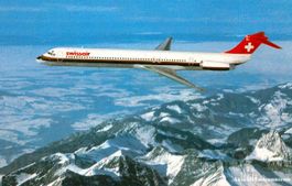 Swissair - MD-81 + ca. 1987