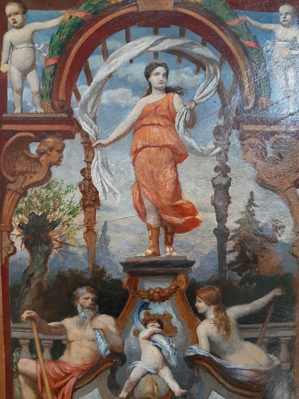 Dipinti: Antikes Jugendstil Gemälde Albert Freytag – Usato da Arbon venduto da torso444 1