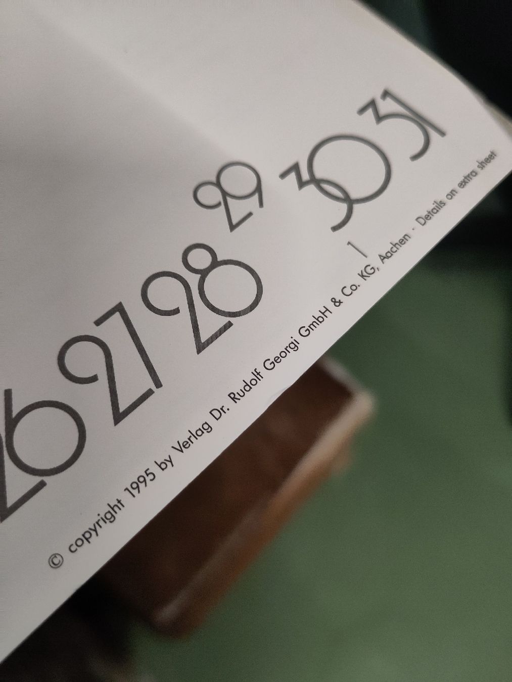Calendari: Picasso Jahreskalender von 1995  – Usato da Pratteln venduto da Cartonsducoeur_bl 7