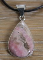 Neu: Rhodochrosit Schmuck Anhänger mit Kette