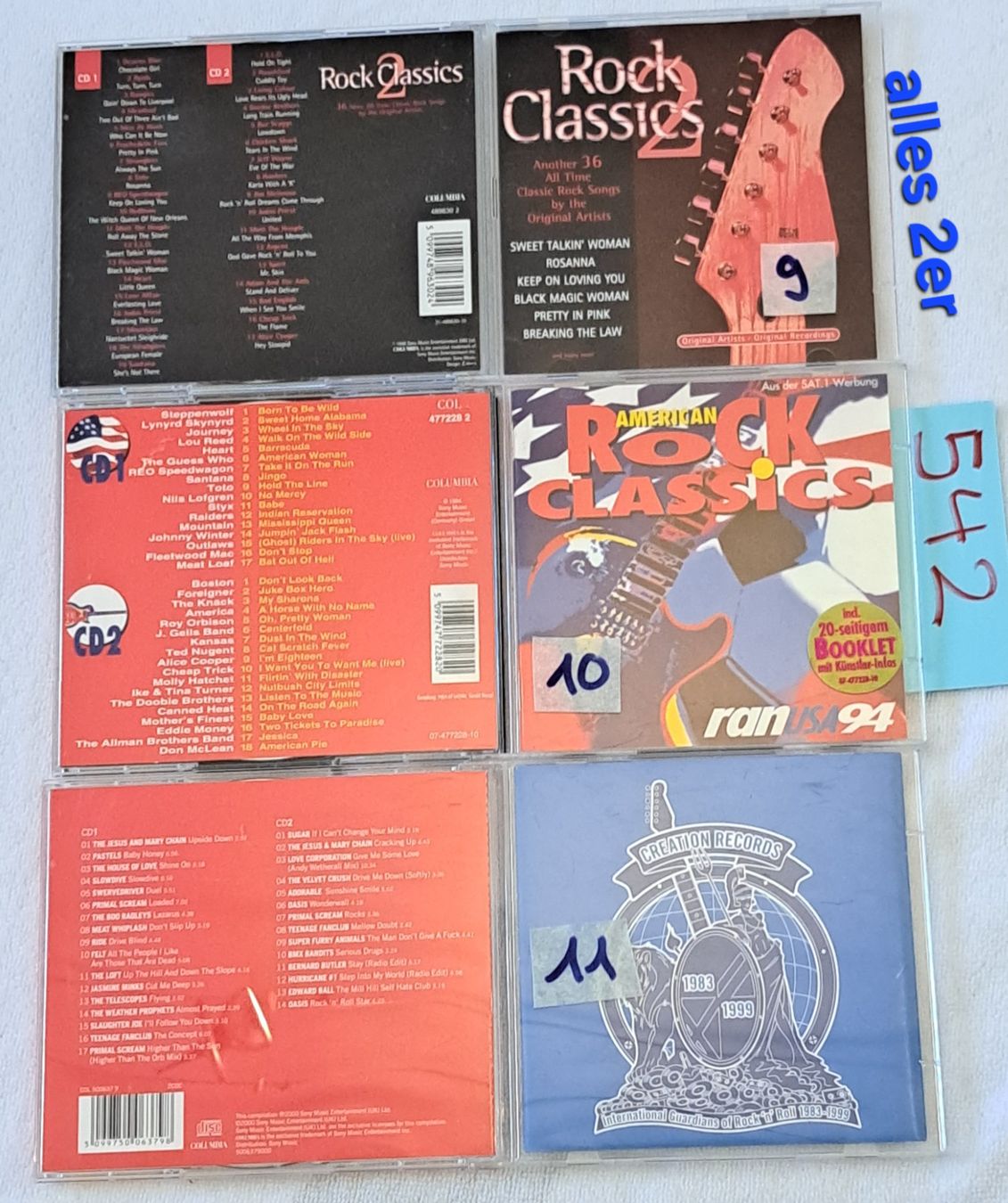 CD: über 18 CD Rock,  auch Einzelne möglich – Usato da Uitikon Waldegg venduto da Smeragol 3