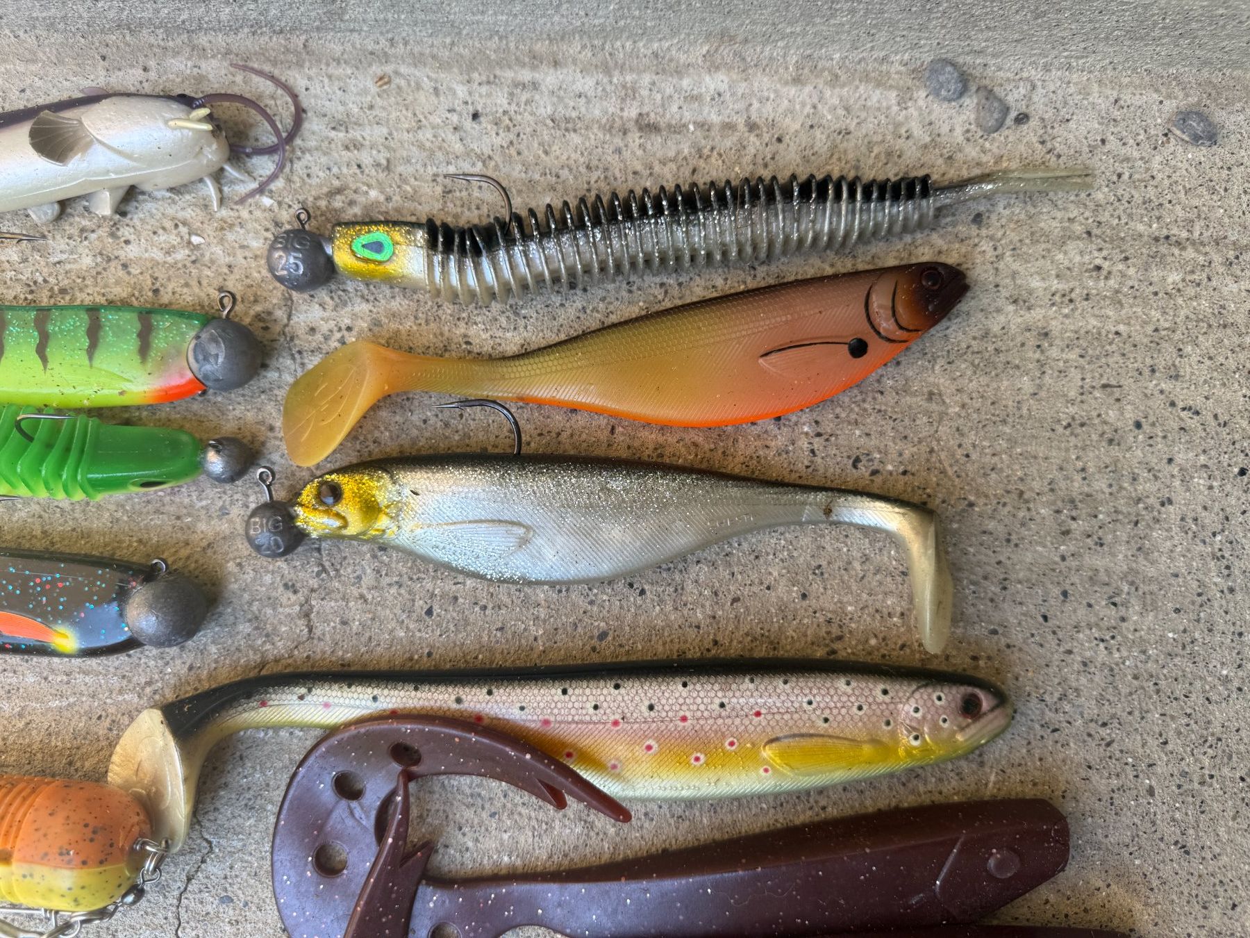 Köder: Gummifisch Köderpaket – Softbaits – Gebraucht aus Murten von Baldo17 1