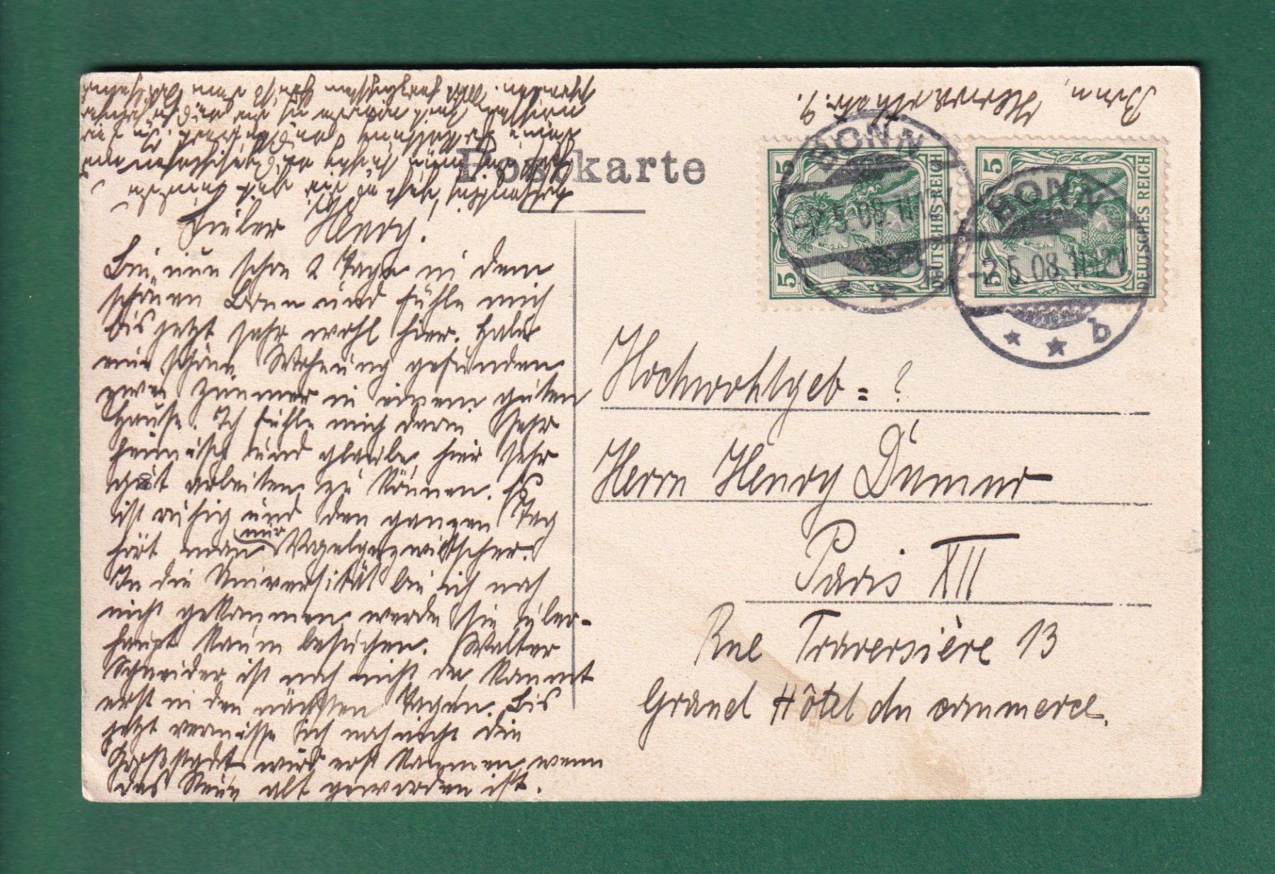 Ansichtskarten: BONN - Museum im Hofgarten - 1908 // Eckbug // – Gebraucht aus Pully von nicecards-shop 1