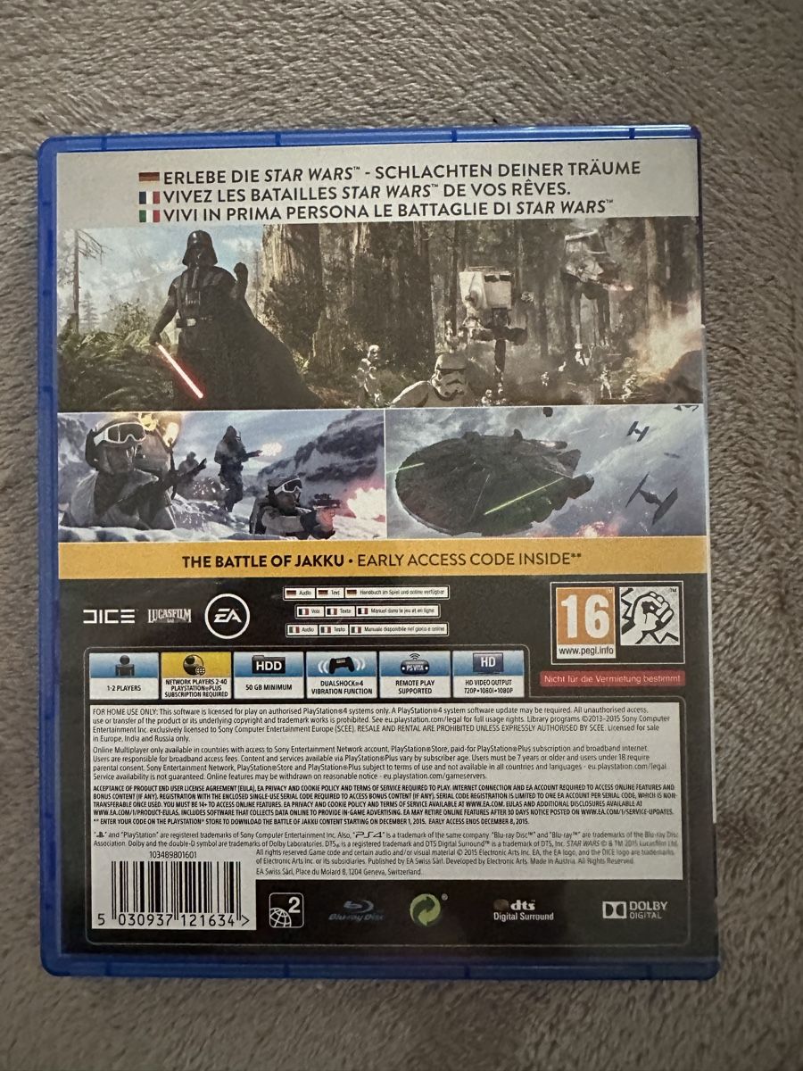 Giochi: Star Wars Battelfront PS4 – Nuovo (secondo la descrizione) da Ruggell venduto da Alysia79 1