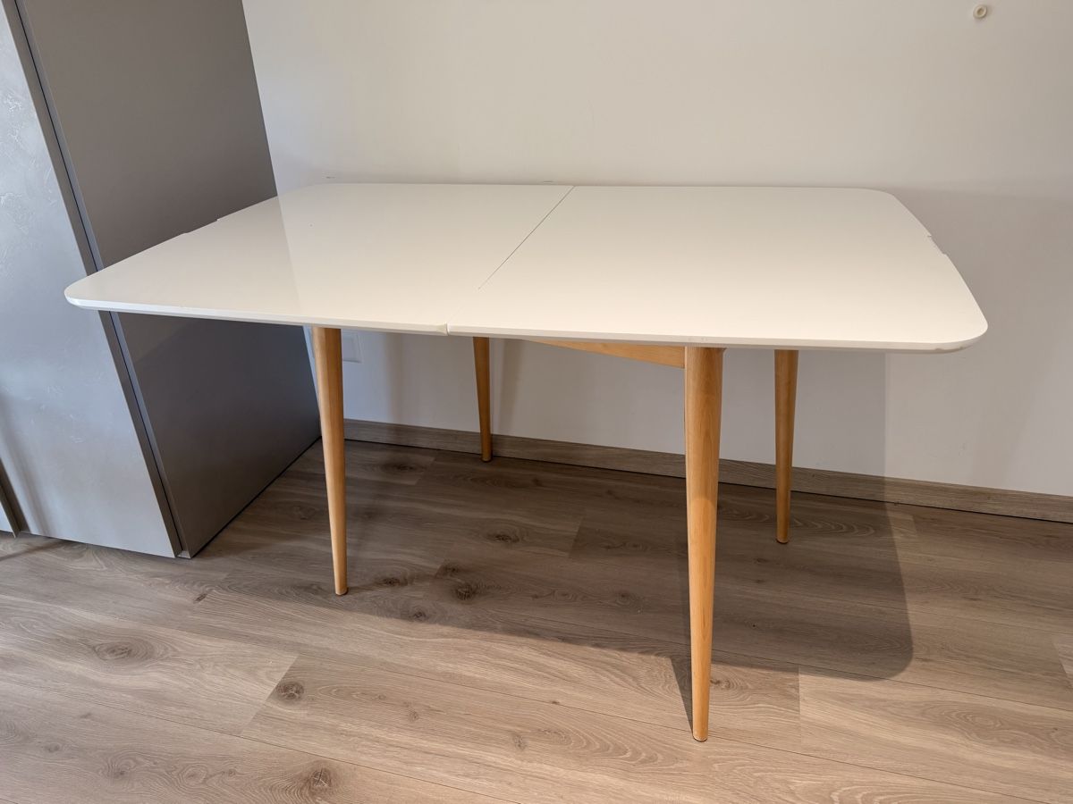 La Redoute Tischset: Table blanche + 2 chaises beige – Gebraucht aus La Tour-de-Trême von ima_9lmv 2