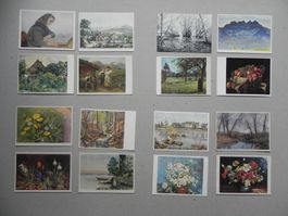 16 Pro Infirmis Spenden Karten Sammlung Lot Schweiz Kunst CH
