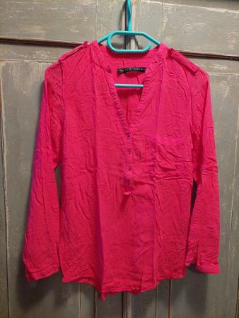 Zara Basic . Viscose Top S
