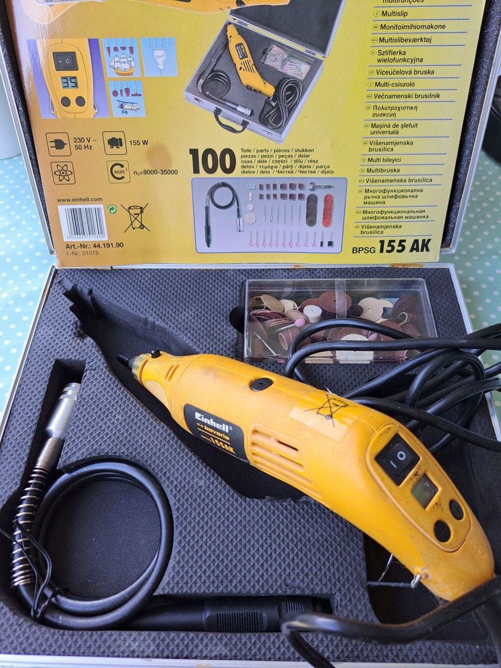 Einhell Tutte le macchine: Gravierer -Fräser EINHELL- BPSG 155AK – Usato da Schlieren venduto da Rcaliforni