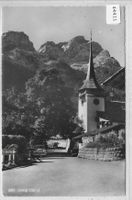 Gsteig - Kirche mit Classic Car