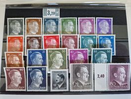 Deutsches Reich Briefmarken Adolf Hitler Set POSTFRISCH