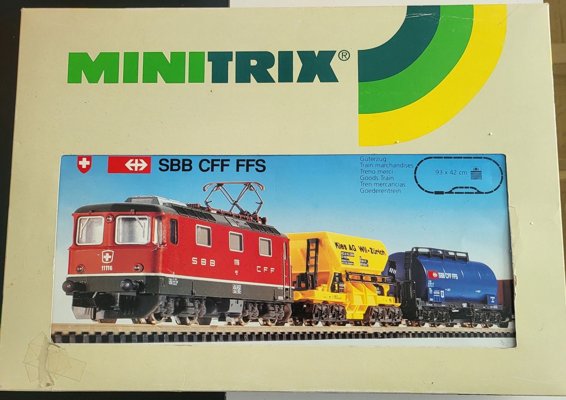 Trix Modellini di ferrovie: Minitrix 11074 SBB Güterzug Set Komplett – Nuovo (secondo la descrizione) da Malters venduto da minitrix79