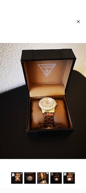 Guess Uhren: Guess Uhr gold mit Steinen – Gebraucht aus Ebikon von isa_xjb2