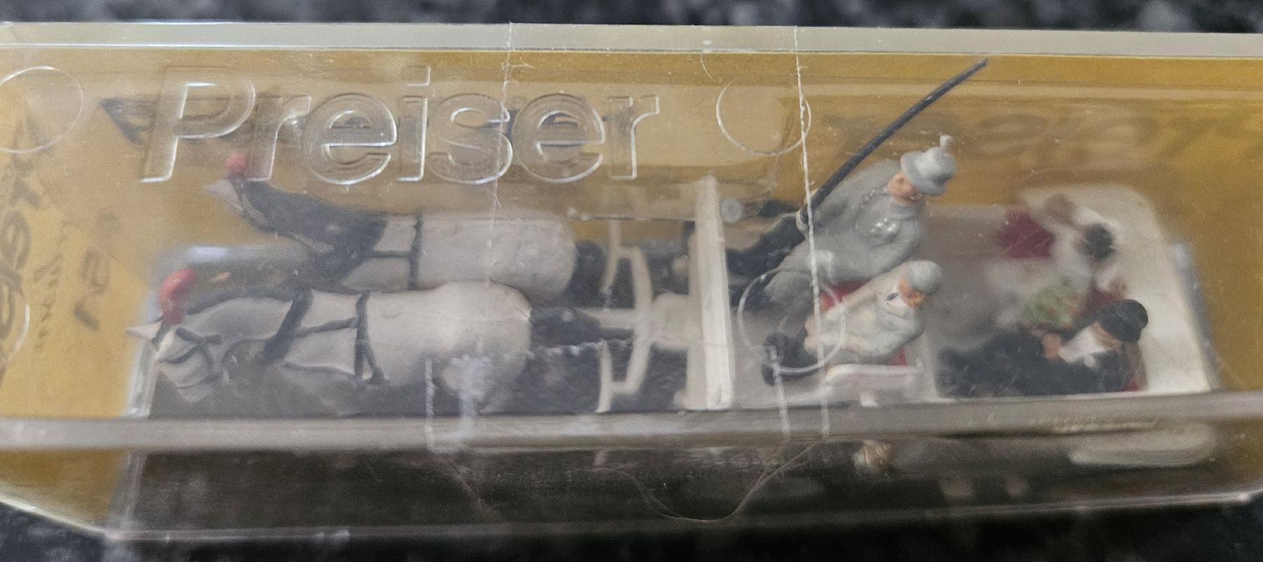 Preiser Modellini di ferrovie: Preiser Hochzeitskutsche HO 1:87 – Nuovo e nell'imballaggio originale da Kaiseraugst venduto da Carkos 1