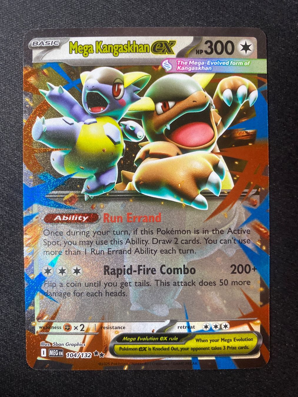 Pokémon Sammelbilder & Trading cards: Mega Kangaskhan ex 104 - Kangama ex - Mega Evolution - EN – Neu (gemäss Beschreibung) aus Hausen AG von Shrade