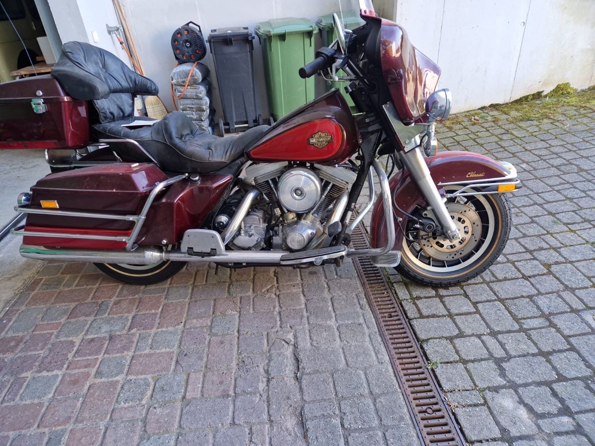 Harley-Davidson Chopper: Harley-Davidson FLHT 1340 – Usato da Finstersee venduto da jubada
