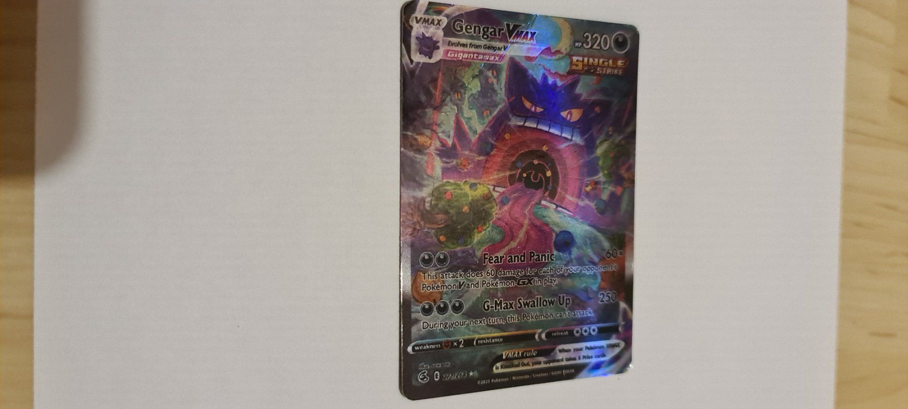 Pokémon Sammelbilder & Trading cards: Pokemon Gengar VMax – Gebraucht aus Windisch von Sinol 1